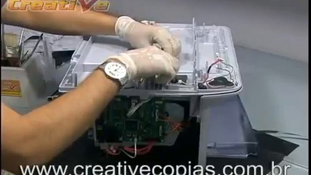 Как заменить плоский шлейф сканера Xerox PE220, XEROX Phaser 3200 MPF, Samsung SCX-452 1F смотреть онлайн