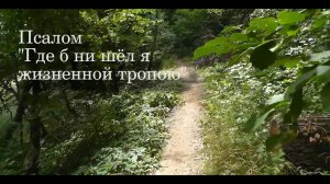 Псалом "Где б ни шёл я жизненной тропою"