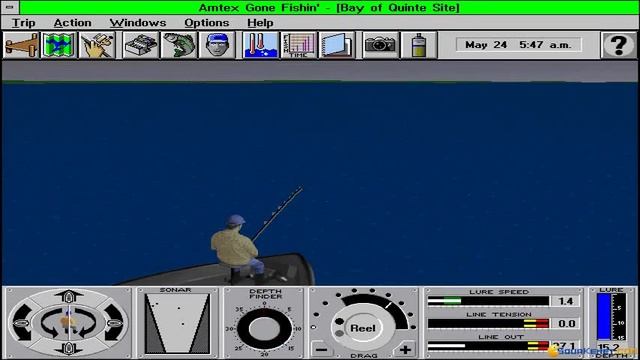 Gone Fishin' gameplay (PC Game, 1994) смотреть онлайн