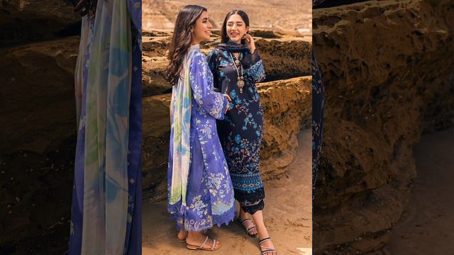 Gardenia - Nureh Unstitched Embroidered Chikankari Lawn Collection With Printed Chiffon Dupatta