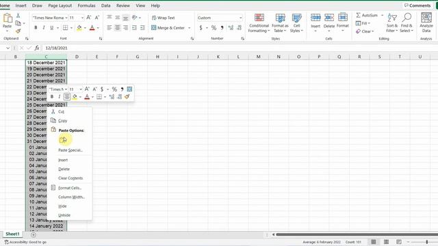 How to Change the Slash to a Dot in Date Format in Excel смотреть онлайн