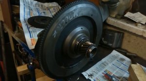 Попытка балансировки маховика в гаражных условиях