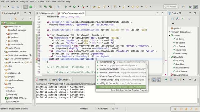 Spark ML Cluster Climate Part 1 (using Scala) смотреть онлайн