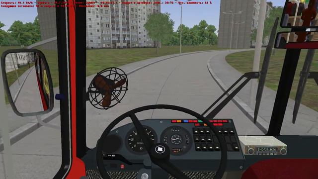 OMSI 1.04 ПАЗ 3205 карта Омнинск 3.0 маршрут 9 смотреть онлайн