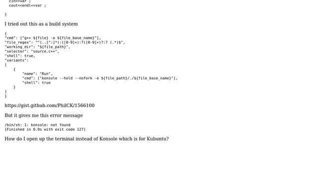 How to make Sublime Text 3 take user input? смотреть онлайн