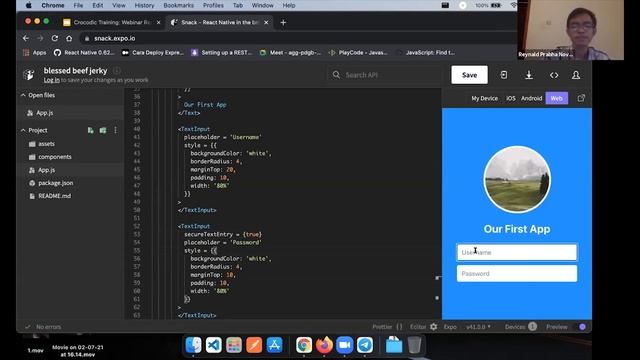 Webinar Crocodic - At First Glance Into React-Native Development - 03072021 смотреть онлайн