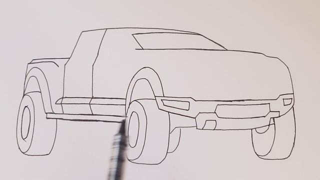 FORD RAPTOR - How To Draw Ford Raptor Pickup Easy Step By Step смотреть онлайн