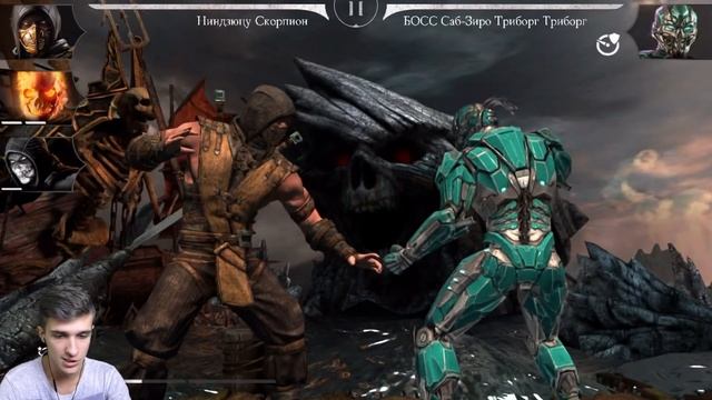 СДЕЛАЛ БРУТАЛИТИ В ИСПЫТАНИЕ САБ-ЗИРО ТРИБОРГ  Mortal Kombat X Mobile