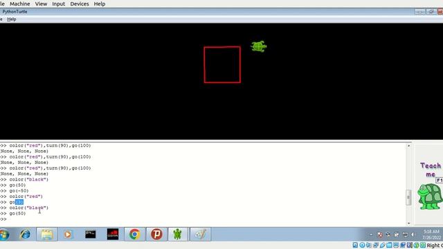 python turtle pen up pen down التحكم برفع وإنزال القلم смотреть онлайн