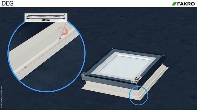 DEG | Окна для плоских крыш | Видеоинструкция по монтажу | FAKRO смотреть онлайн