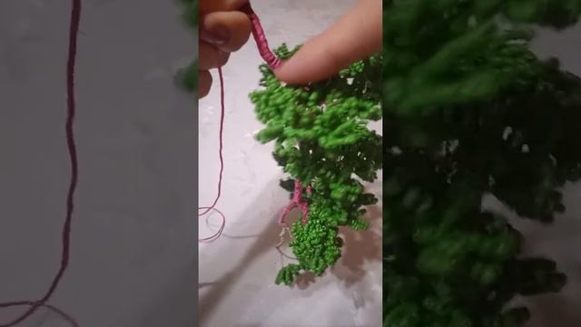 бонсай из бисера МК смотреть онлайн