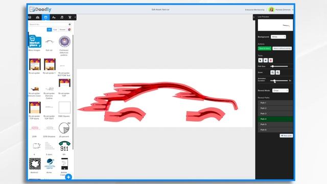 How to use Draw Paths and Add your own Images in Doodly | Doodly Tutorials смотреть онлайн