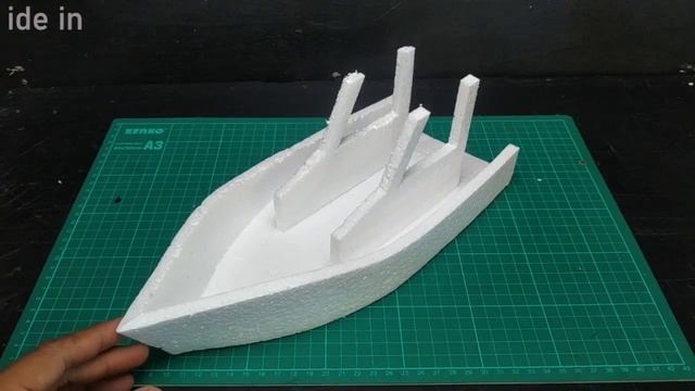 How to make a Boat from Styrofoam - DIY смотреть онлайн