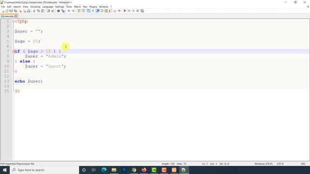 PHP Bangla Tutorial - PHP Ternary Operator - Ternary Operator PHP - P - 20 [Web Ship] смотреть онлайн