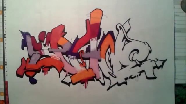 " spane 34 " graffiti blackbook sketch full colors on paper =) смотреть онлайн