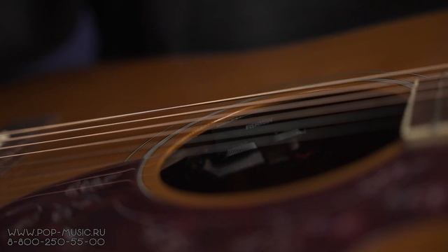 Электроакустическая гитара Epiphone Hummingbird - известная модель Gibson смотреть онлайн