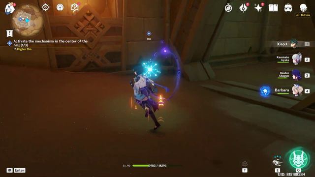 Activate the mechanism in the center of the hall Genshin Impact All 3/3 смотреть онлайн