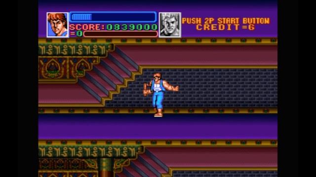 Super Nintendo (Snes) 16-bit Return of (Super) Double Dragon Mission 7 Boss's Hideout (Убеж Босса )