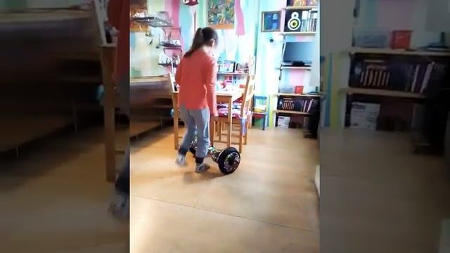 Видео с гироскутером