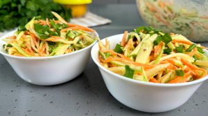 САЛАТ «Стройняшка»! Всего 3 простых продукта + заправка! Ем сколько хочу и худею,салат жиросжигающий