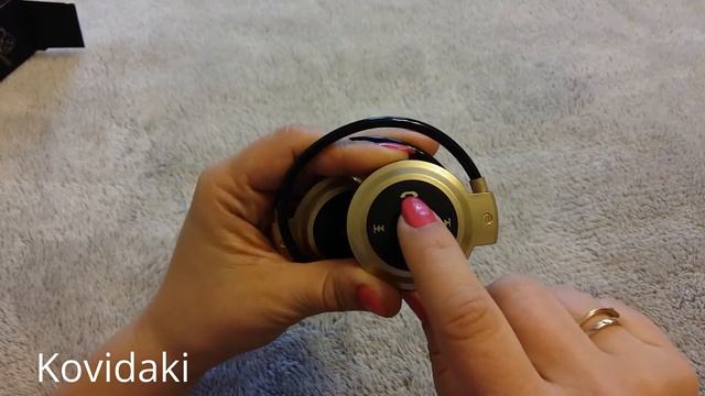 Обзор стерео наушников Bluetooth Micro Sd карта Aliexpress/Bluetooth headphones смотреть онлайн