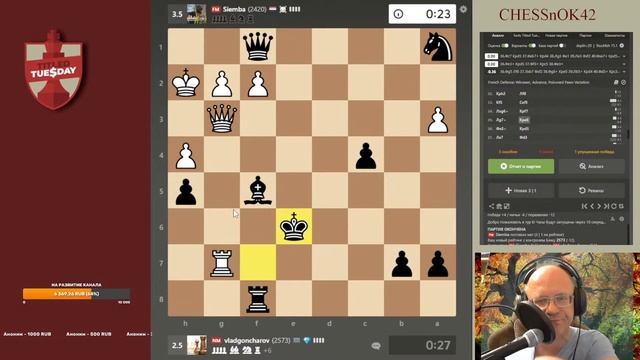 Играем Титульный вторник на Chess.com 09.05.2023 смотреть онлайн