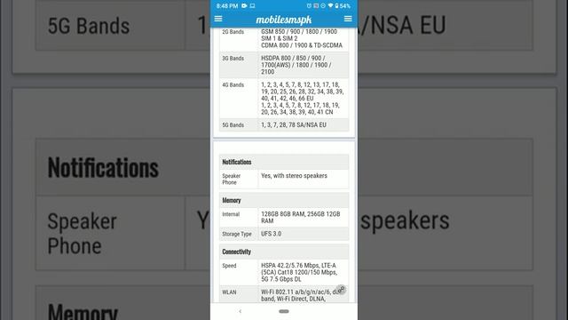 OnePlus 8 Pro Specs смотреть онлайн