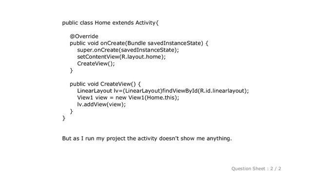 Android : Inflating a xml layout in a custom View class смотреть онлайн