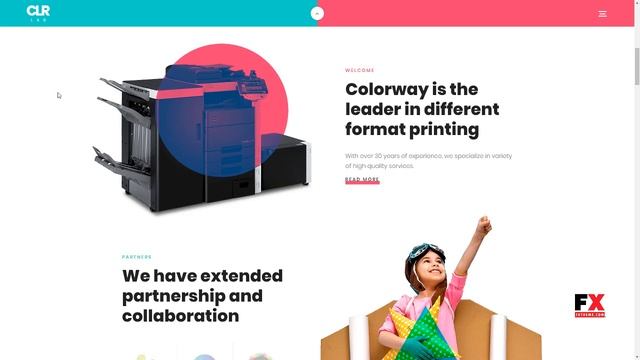 ColorLab - Printing Design Service WordPress Theme Knox Tibby смотреть онлайн