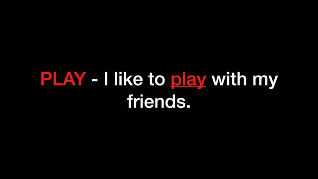 PLAY // Make the sentences with the word PLAY // sentences with play смотреть онлайн