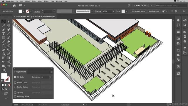 SketchUp to Illustrator Pt. 1 - Using the Magic Wand to Edit смотреть онлайн