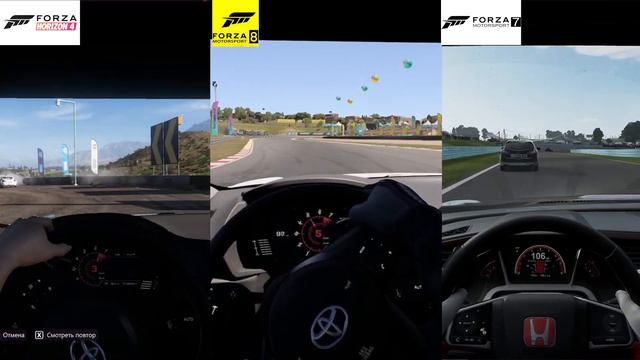 Forza Motorsport 7 Vs Forza Motorsport 2023 Vs Forza Forza Horizon 5 Сравнение