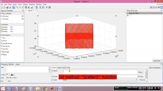 How to plot coordinate point in 3d plane in matlab? (scatter3, and pcshow function) смотреть онлайн