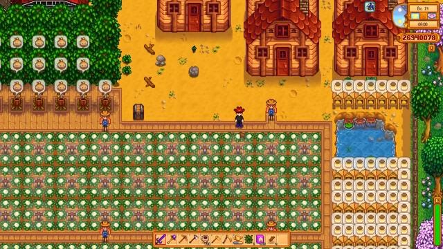 Посадил 1000 цветной капусты в Stardew Valley смотреть онлайн