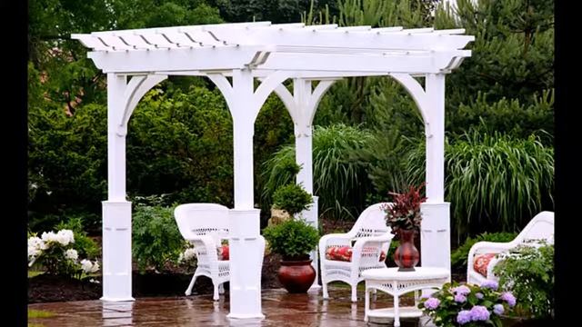 Красивые проекты деревянных пергол для дачи смотреть онлайн