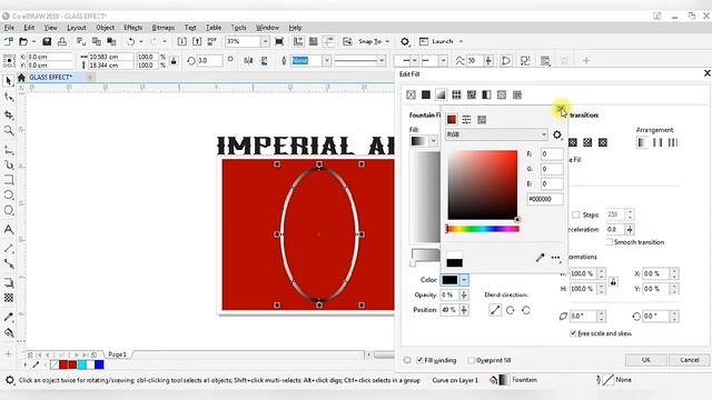 How To Create Clear Glass Effect In CorelDraw 2019 || In Hindi (हिंदी में) || By Vikas Pandey. смотреть онлайн