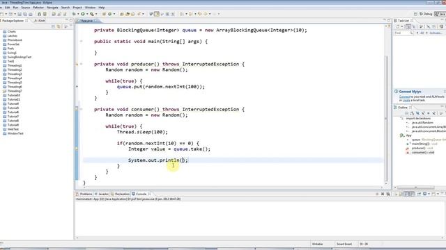 Advanced Java: Multi-threading Part 7 - Producer-Consumer смотреть онлайн