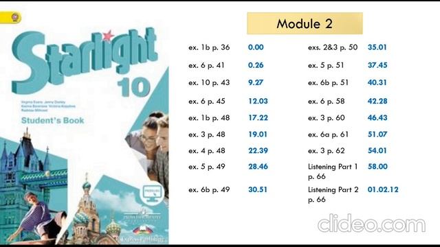 Starlight 10. Module 2. Food, Health & Safety. Старлайт 10 смотреть онлайн