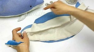 Как сшить дельфина из ткани