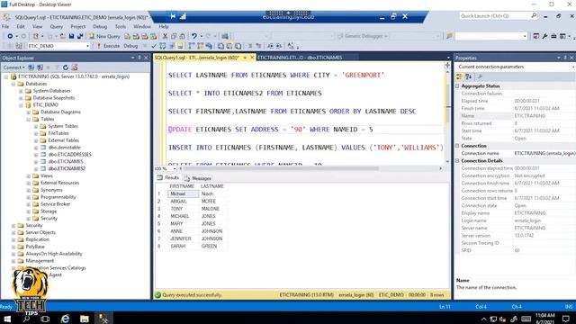 Using SQL's Data Manipulation Language (DML) смотреть онлайн