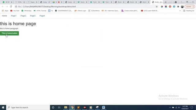 Bootstrap buttons/Lecture# 24/Web Development full course in Urdu|Sir Baqar Butt/Mhk Imran смотреть онлайн