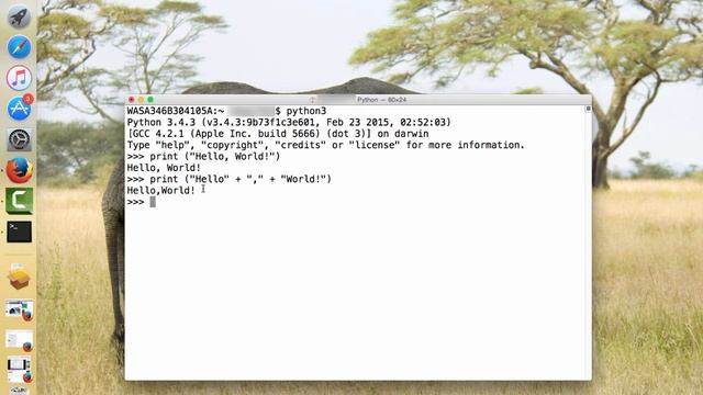 Python: A bit more with Hello World смотреть онлайн