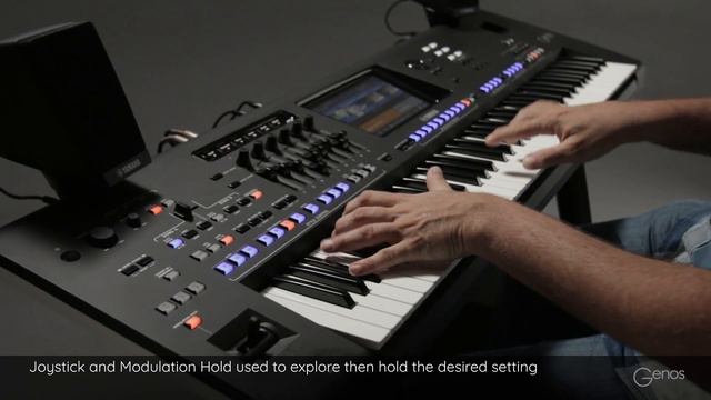 Joystick & Modulation Hold - explore & hold your setting. Yamaha Genos смотреть онлайн