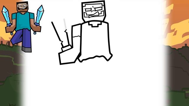 COMO DIBUJAR A HEROBRINE REBORN (Minecraft) | Friday Night Funkin (FNF) - fácil y rápido dibujo смотреть онлайн