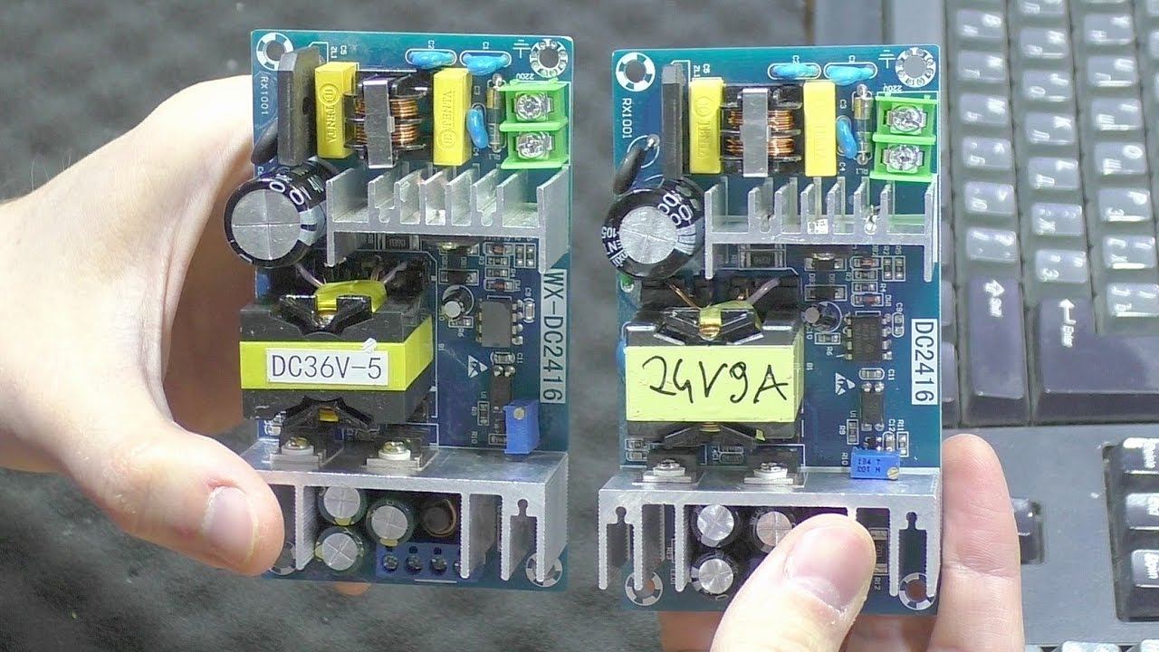 ДИАПАЗОН НАПРЯЖЕНИЯ, ЗАМЕР МОЩНОСТИ и СРАВНЕНИЕ блоков питания 24Вх9А и 36Вх6.5А смотреть онлайн
