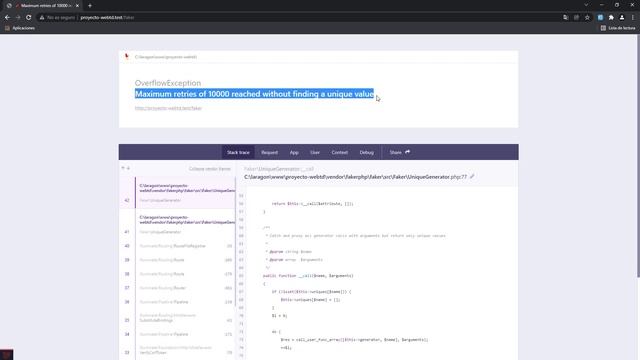 Factories Laravel | Faker PHP - Resetear modificador unique смотреть онлайн