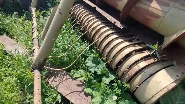 Жатка Валкователь-Ворошилка Fortschritt E-318 экспресс-обзор от Николая Нарватова смотреть онлайн