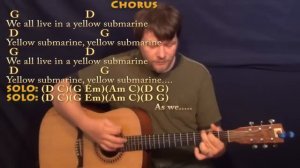 Yellow Submarine (The Beatles) Guitar Cover Lesson with Chords/Lyrics