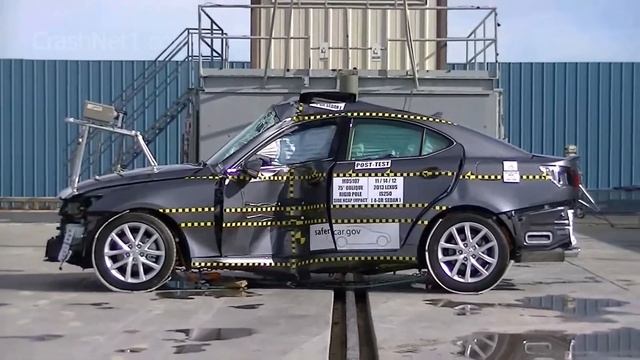 Lexus IS / IS250 / IS350 | 2013 | Documentation for Pole Crash Test | NHTSA | CrashNet1 смотреть онлайн