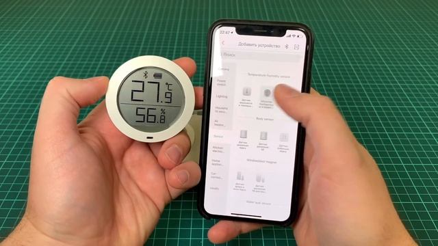 Датчик температуры и влажности Xiaomi с AliExpress смотреть онлайн